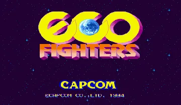 Eco Fighters (World 931203) screen shot title